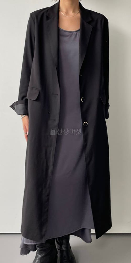 UND, - Korean Children Fashion - #Kfashion4kids - Single Long Jacket - 2