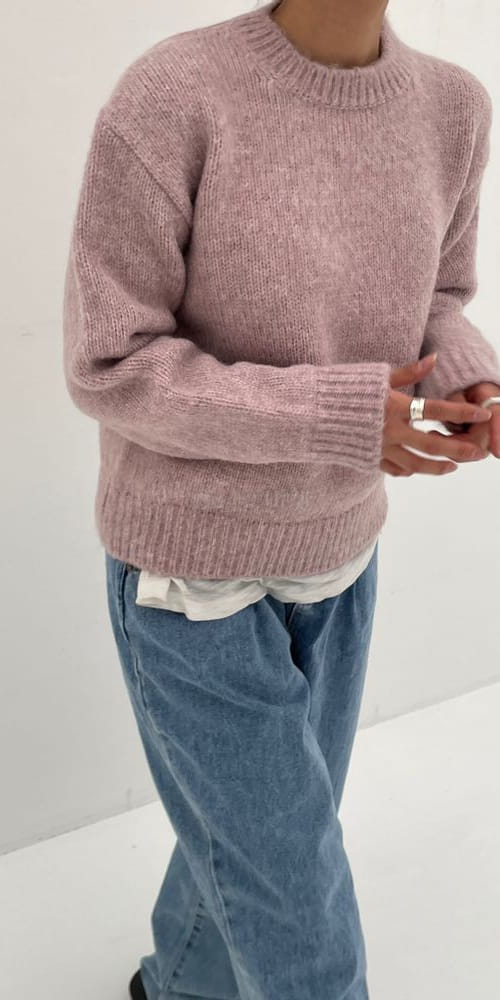 UND, - Korean Children Fashion - #Kfashion4kids - Boca Round Knit - 2
