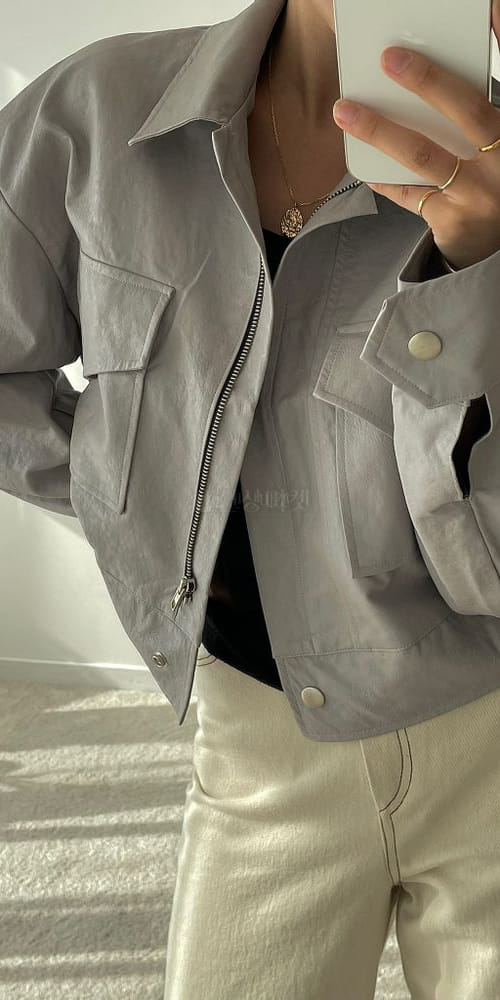 UND, - Korean Children Fashion - #Kfashion4kids - Leather Short Jacket - 3