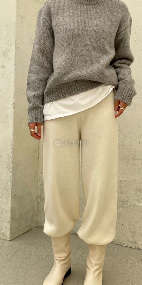UND, - Korean Children Fashion - #Kfashion4kids - Cash Knit Pants - 2
