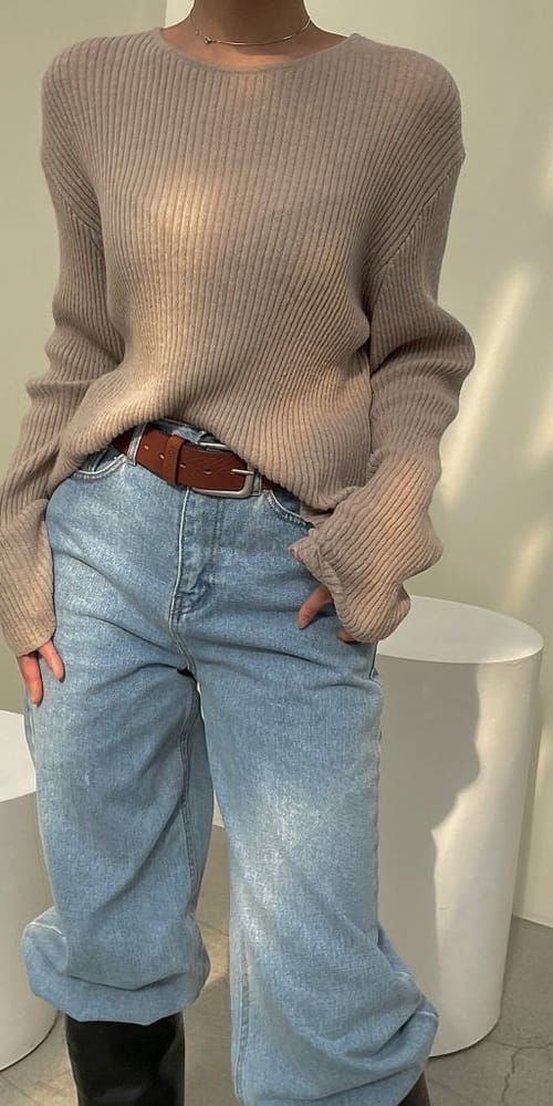 UND, - Korean Children Fashion - #Kfashion4kids - Alpaca Rib Knit