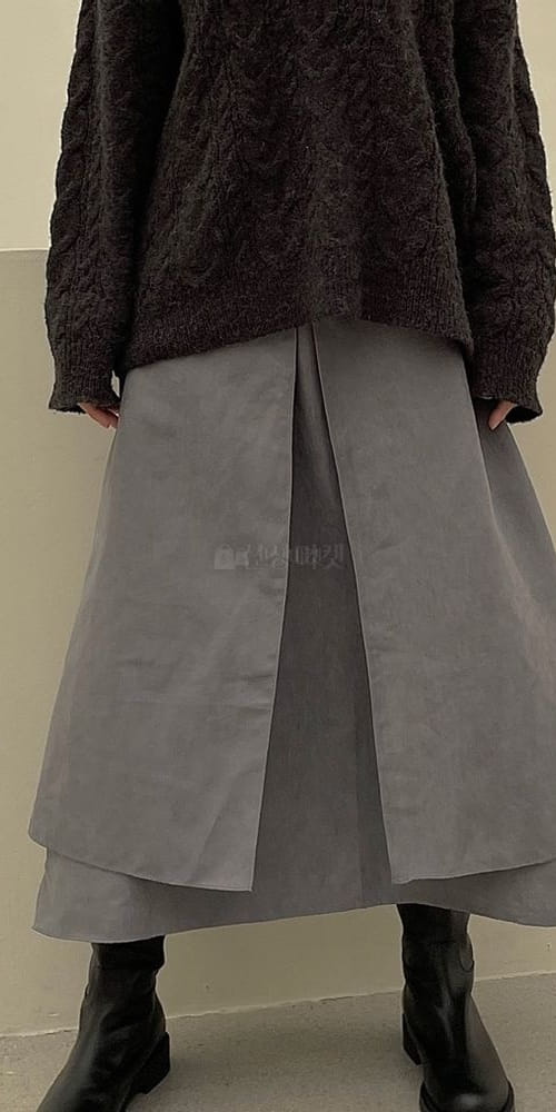 UND, - Korean Children Fashion - #Kfashion4kids - Double Skirt