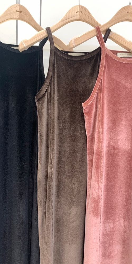 URBANEMOOD - Korean Children Fashion - #Kfashion4kids - Velvet Slit One-piece - 4
