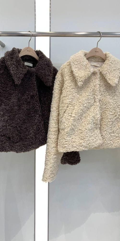 URBANEMOOD - Korean Children Fashion - #Kfashion4kids - Poodle Fluffy Jacket - 4