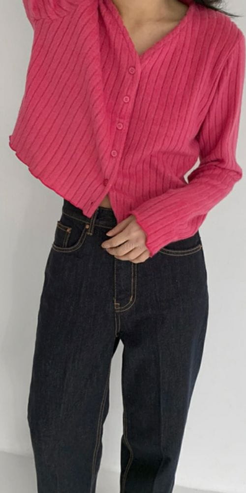 URBANEMOOD - Korean Children Fashion - #Kfashion4kids - Crop Knit Cardigan - 2