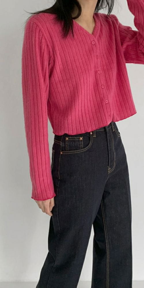URBANEMOOD - Korean Children Fashion - #Kfashion4kids - Crop Knit Cardigan - 3