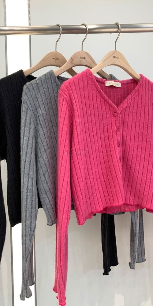 URBANEMOOD - Korean Children Fashion - #Kfashion4kids - Crop Knit Cardigan - 4