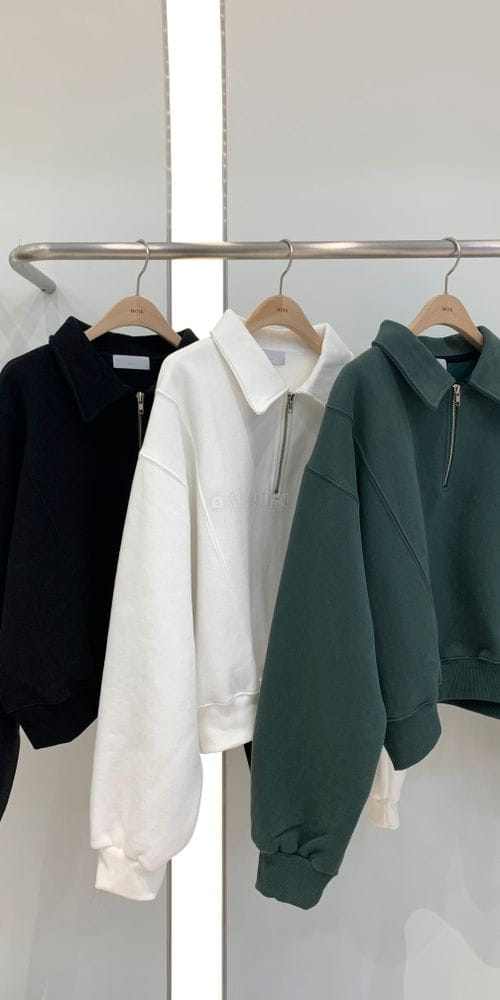 URBANEMOOD - Korean Children Fashion - #Kfashion4kids - Egg Zip-up Sweatshirt - 4
