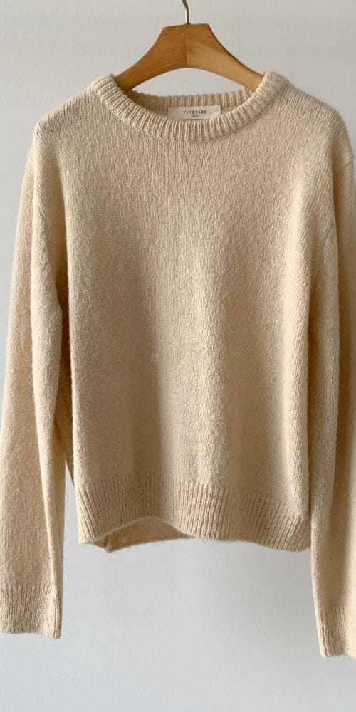 VINEYARD - Korean Children Fashion - #Kfashion4kids - Holly Round Knit Tee