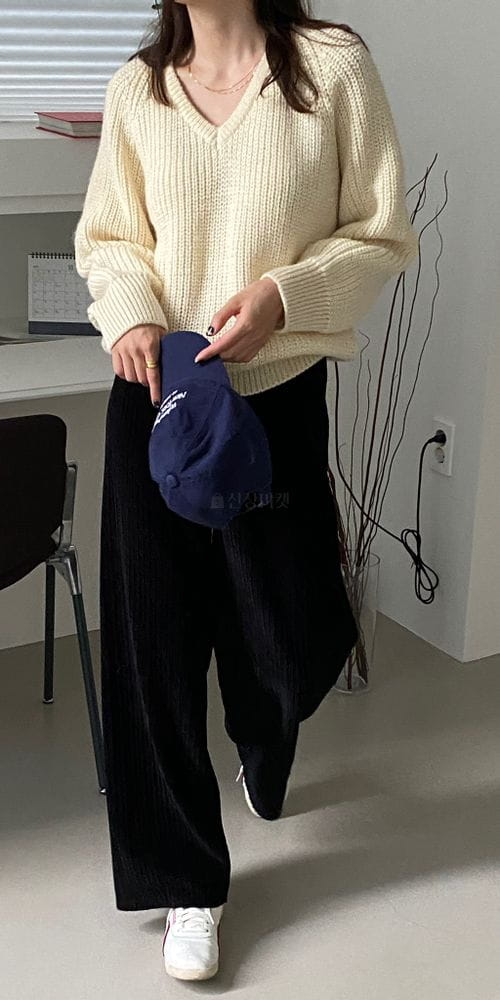 VINEYARD - Korean Children Fashion - #Kfashion4kids - Alpaca V Knit tee - 3