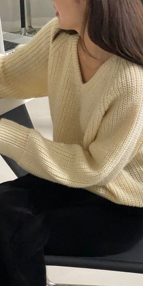 VINEYARD - Korean Children Fashion - #Kfashion4kids - Alpaca V Knit tee - 4