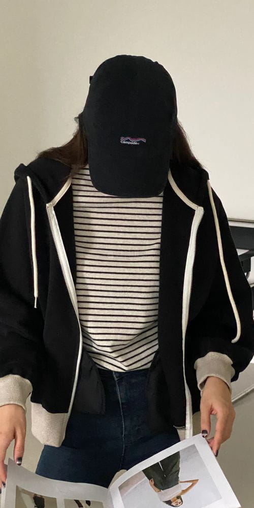 VINEYARD - Korean Children Fashion - #Kfashion4kids - Plain Zip-up Hoody - 2