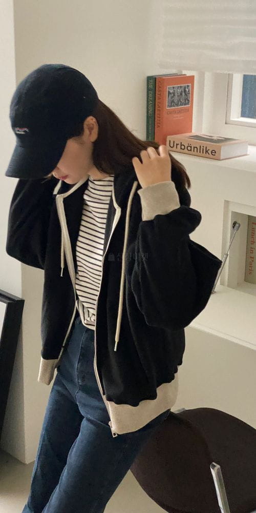 VINEYARD - Korean Children Fashion - #Kfashion4kids - Plain Zip-up Hoody - 4