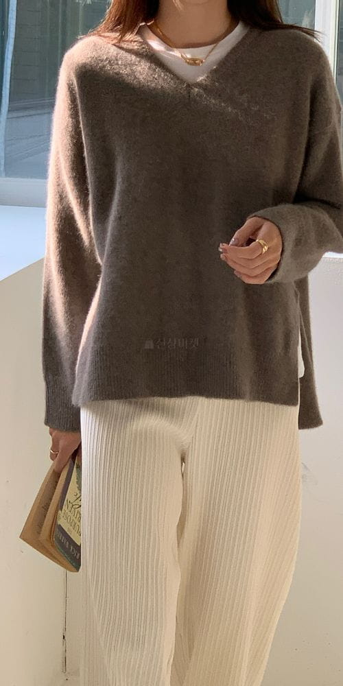 VINEYARD - Korean Children Fashion - #Kfashion4kids - Tonda V Knit Tee