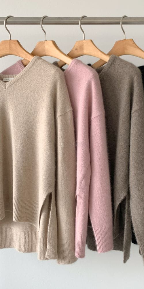 VINEYARD - Korean Children Fashion - #Kfashion4kids - Tonda V Knit Tee - 4