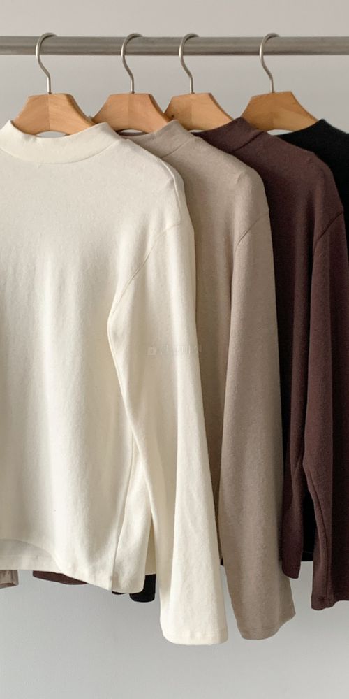 VINEYARD - Korean Children Fashion - #Kfashion4kids - Angora Half Neck Tee - 4