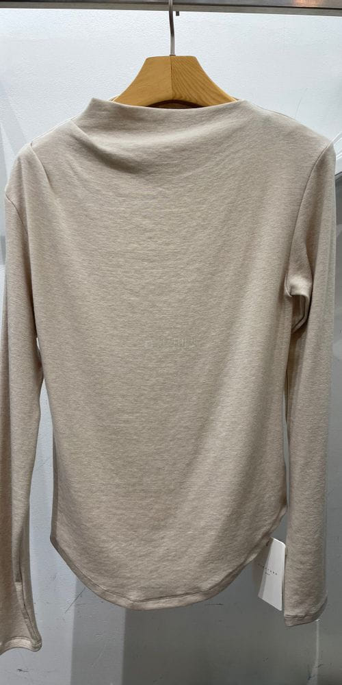 VINEYARD - Korean Children Fashion - #Kfashion4kids - Minlk Half Neck Tee