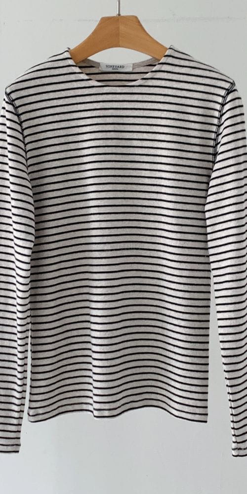 VINEYARD - Korean Children Fashion - #Kfashion4kids - Boing Stripes Tee - 3