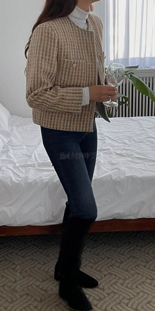 WEARME - Korean Children Fashion - #Kfashion4kids - Toy Twid Jacket - 2