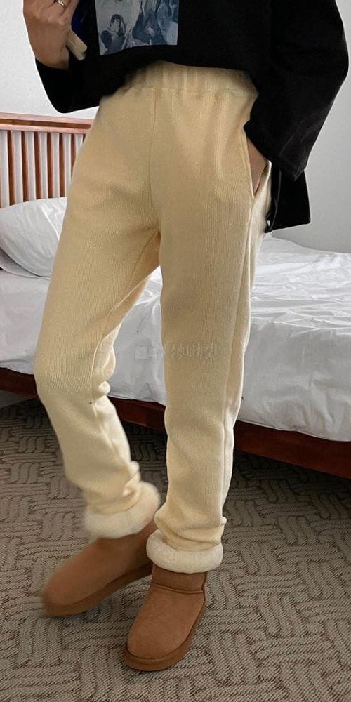 WEARME - Korean Children Fashion - #Kfashion4kids - Brush Jogger Pants