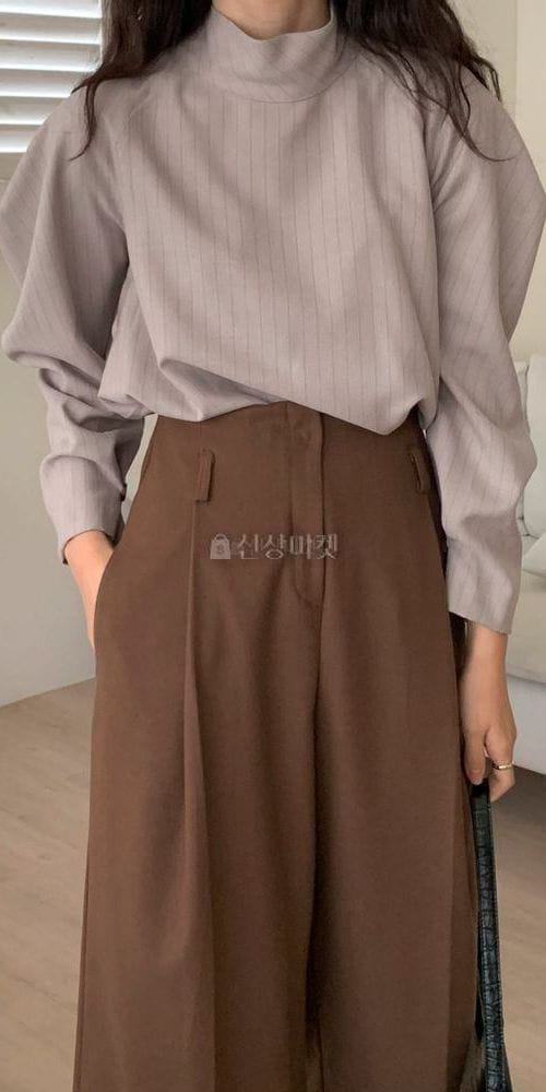 WEARME - Korean Children Fashion - #Kfashion4kids - Stripes Scarf Blouse - 2