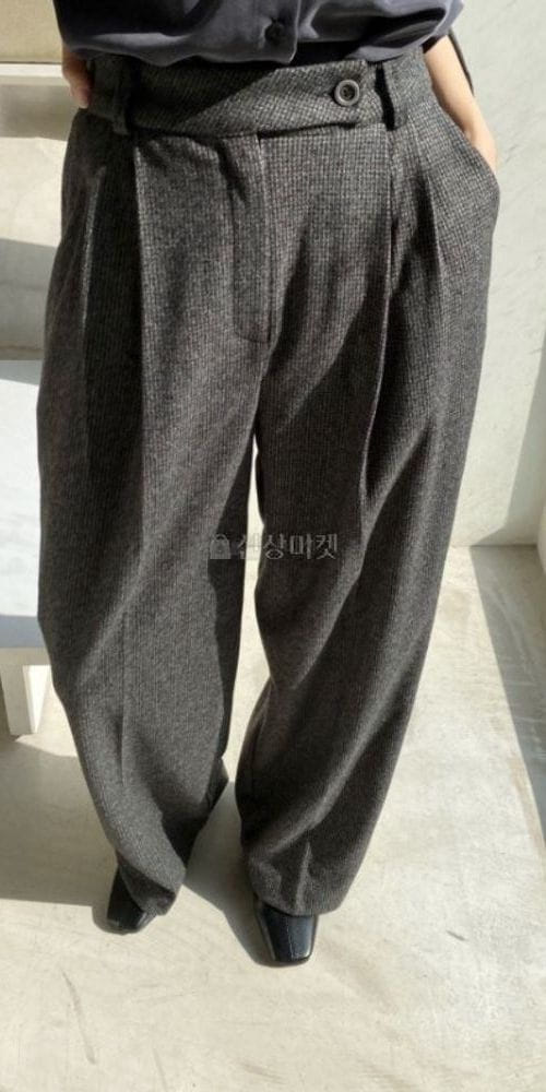 WEARME - Korean Children Fashion - #Kfashion4kids - Wool Check Pants