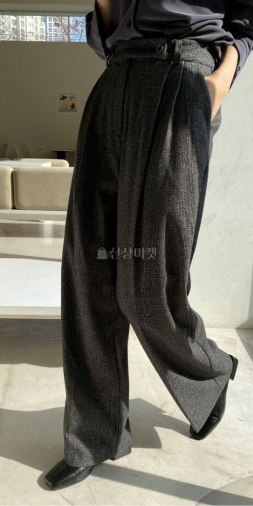 WEARME - Korean Children Fashion - #Kfashion4kids - Wool Check Pants - 2