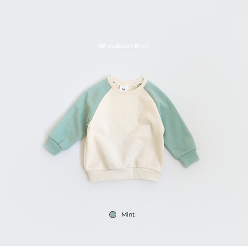 WHITESKETCHBOOK - Korean Children Fashion - #Kfashion4kids - Raglan Color Sweatshirt - 10