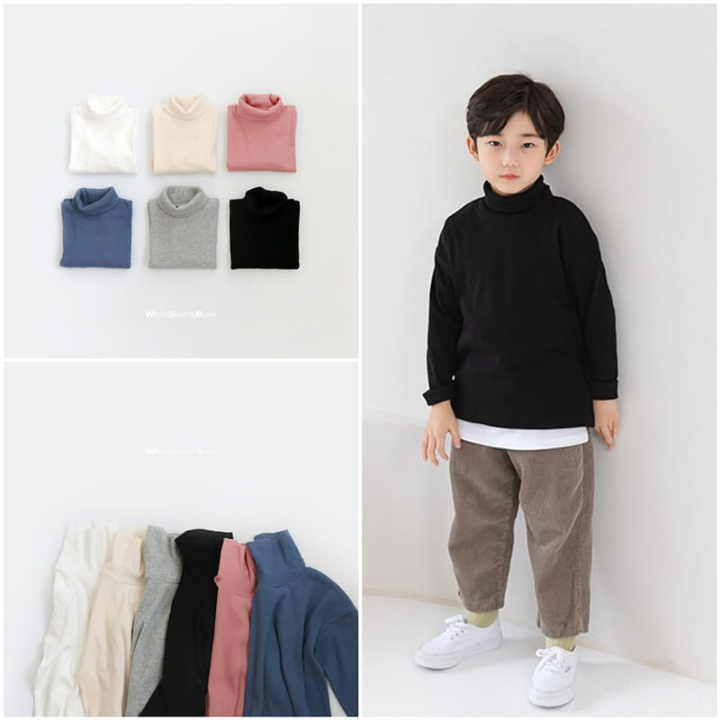 WHITESKETCHBOOK - Korean Children Fashion - #Kfashion4kids - Gamsung Turtleneck