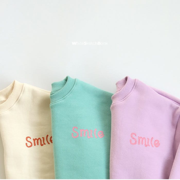 WHITESKETCHBOOK - Korean Children Fashion - #Kfashion4kids - Smile Jogger Pants - 3