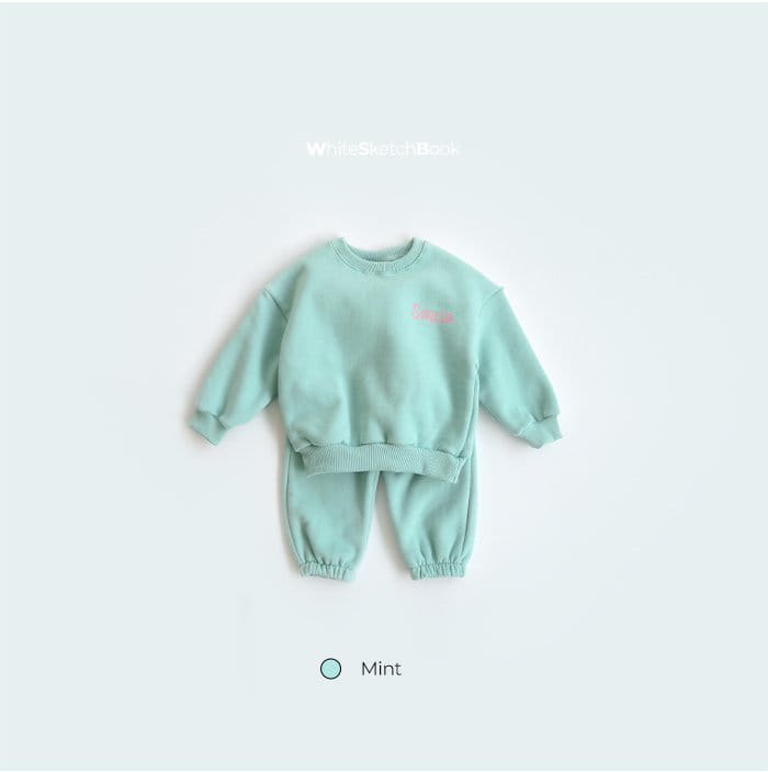 WHITESKETCHBOOK - Korean Children Fashion - #Kfashion4kids - Smile Jogger Pants - 8