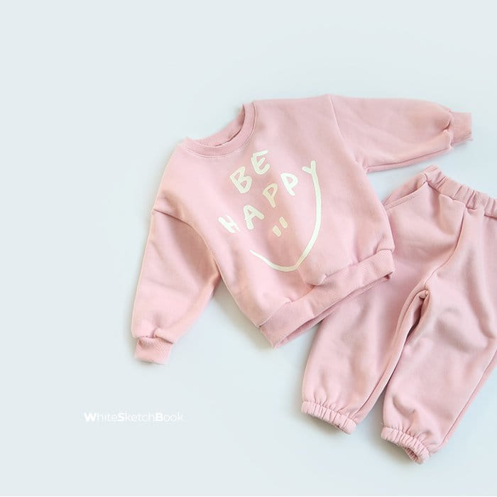 WHITESKETCHBOOK - Korean Children Fashion - #Kfashion4kids - Happy Top Bottom sEt - 5