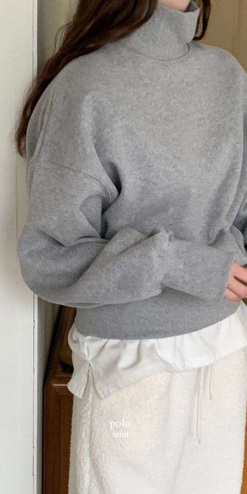 WHYNOT - Korean Children Fashion - #Kfashion4kids - Turtleneck Fleece Sweatshirt - 2