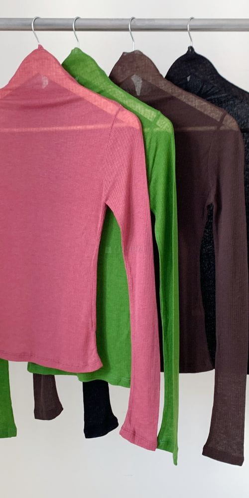 WHYNOT - Korean Children Fashion - #Kfashion4kids - Euro Tensel Turtleneck Tee - 4