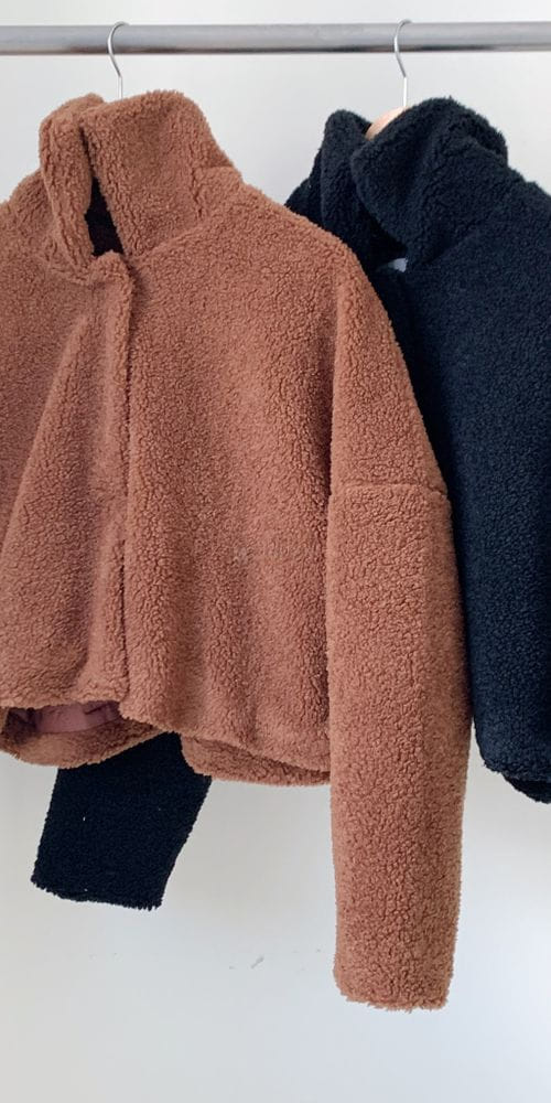 WHYNOT - Korean Children Fashion - #Kfashion4kids - Fleece Crop Jacket - 4