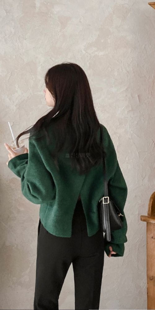 WHYNOT - Korean Children Fashion - #Kfashion4kids - Back Slit Knit Top - 4