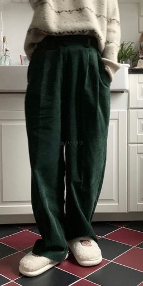 WHYNOT - Korean Children Fashion - #Kfashion4kids - Colalr Rib Bookle Pants - 2