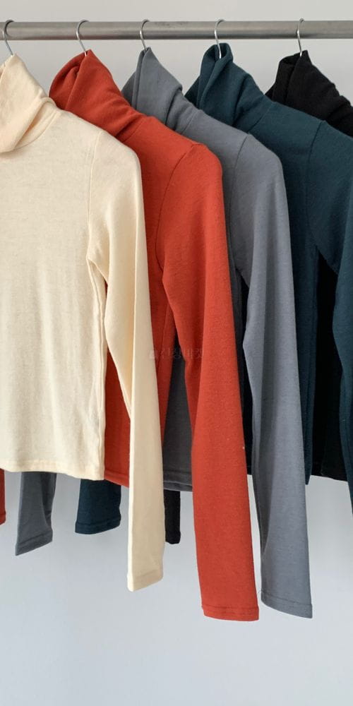 WHYNOT - Korean Children Fashion - #Kfashion4kids - Downey Turtleneck Tee - 4