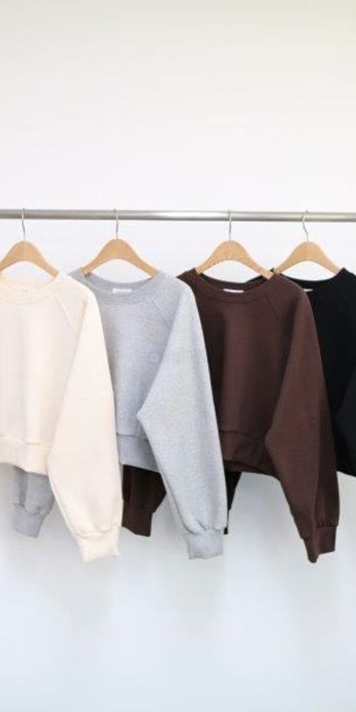 WOOSUNG - Korean Children Fashion - #Kfashion4kids - Fleece Crop Sweatshirt - 4