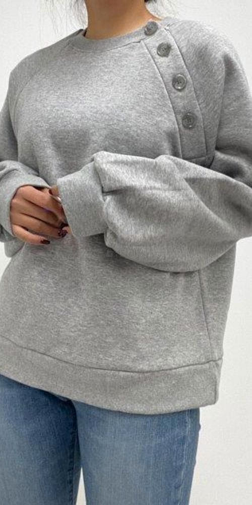 WOOSUNG - Korean Children Fashion - #Kfashion4kids - Button Sweatshirt