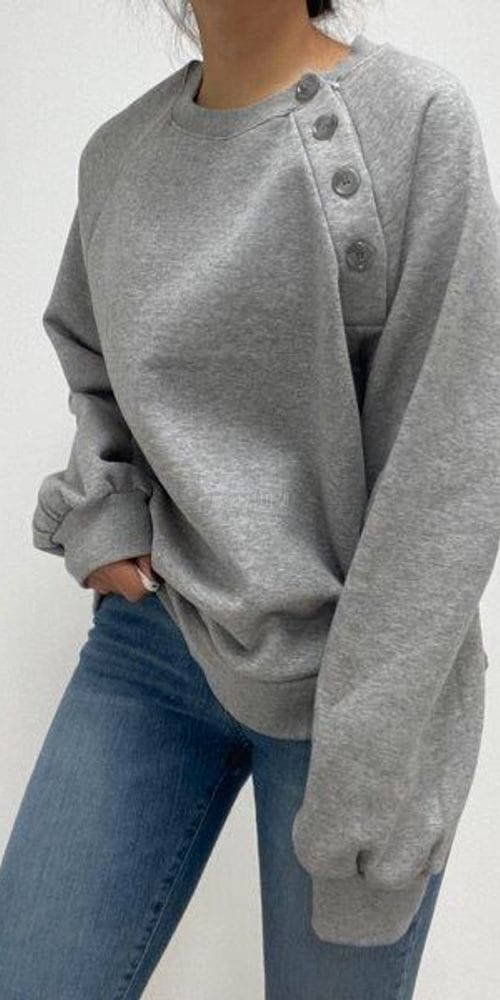 WOOSUNG - Korean Children Fashion - #Kfashion4kids - Button Sweatshirt - 3