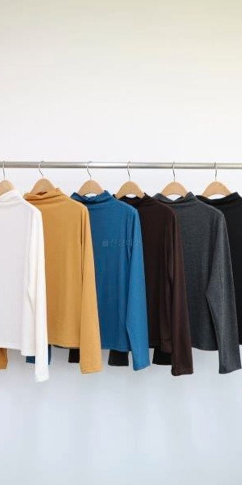 WOOSUNG - Korean Children Fashion - #Kfashion4kids - Butter Half Turtleneck  - 4
