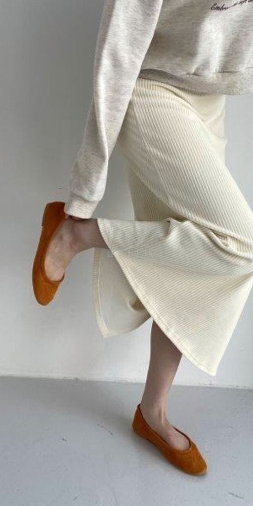 WOOSUNG - Korean Children Fashion - #Kfashion4kids - Veloure Slit Skirt - 2