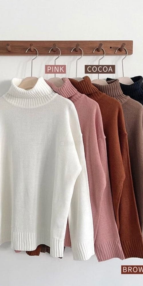 YELLOW - Korean Children Fashion - #Kfashion4kids - Honey Turtleneck  - 4