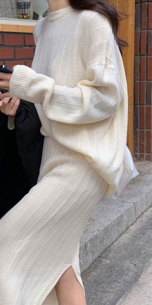 YELLOW - Korean Children Fashion - #Kfashion4kids - Snow Flower Knit Tee - 3