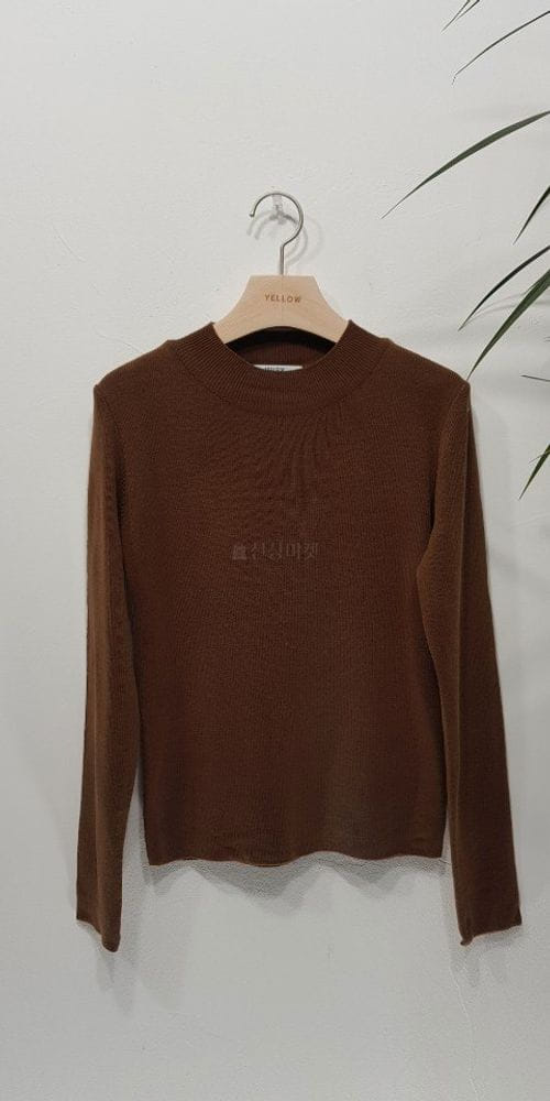 YELLOW - Korean Children Fashion - #Kfashion4kids - Basic Half Turtleneck Tee - 4