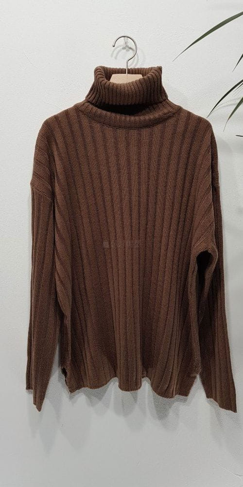 YELLOW - Korean Children Fashion - #Kfashion4kids - Star Rib Turtleneck Tee - 3