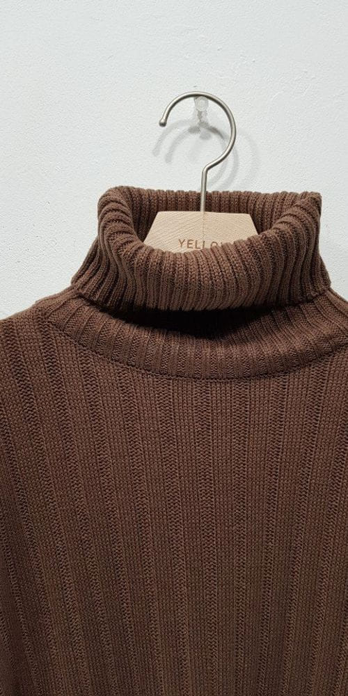 YELLOW - Korean Children Fashion - #Kfashion4kids - Star Rib Turtleneck Tee - 4