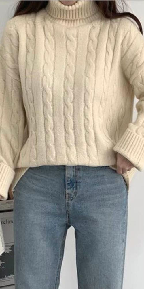 YELLOW - Korean Children Fashion - #Kfashion4kids - Huming Turtleneck