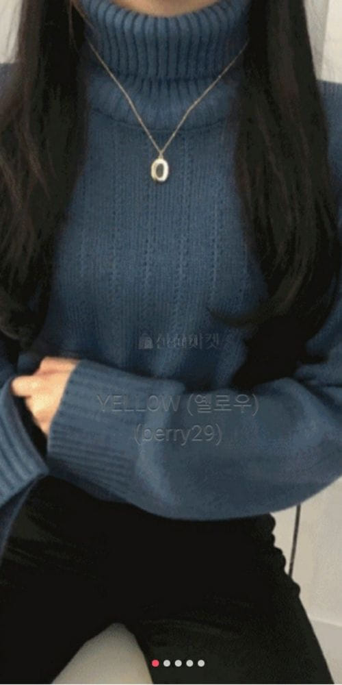 YELLOW - Korean Children Fashion - #Kfashion4kids - Snow Flower Turtleneck Tee - 2